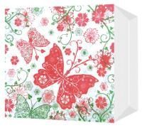 Салфетки (24х24) 1-сл Бабочки (100) 1/30 Салфетки (24х24) 1-сл Бабочки (100) 1/30