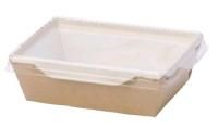 Контейнер салатник 1000мл 220х162х55мм крафт ламин OSQ OpSalad (крышка 461119) 50/300