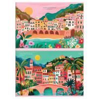 Альбом для рисования 24л А4  на скрепке эконом BG Город на берегу 1/6/42 Альбом для рисования 24л А4  на скрепке эконом BG Город на берегу 1/6/42