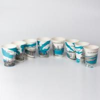 Стакан бумажный для горячего 350мл d-90 Города 50/800