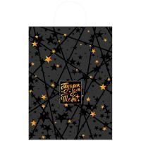 НГ Пакет подарочный крафтовый (35х26х15) с крученой ручкой Подарок 1/250