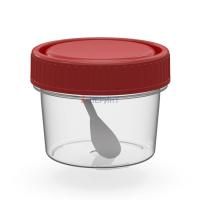 Контейнер 30мл медиц., однораз., стерильный  в упаковке с ложечкой Перинт 1/500