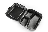 ВПС Ланч-бокс 3-сек (247х206х70) черный 83 LB вспен ЮУП 200/200  ВПС Ланч-бокс 3-сек (247х206х70) черный 83 LB вспен ЮУП 200/200