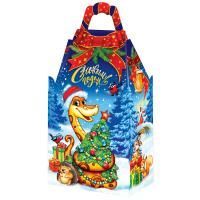 НГ Коробка до 1,0кг 150х80х160 Елка 1/150