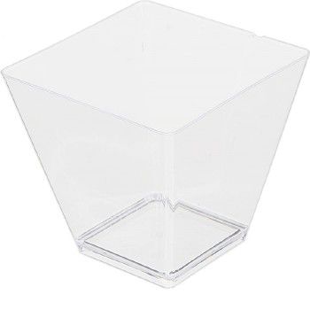 Креманка 95мл 55х56мм чаша Ромб прозрачная Кристалл 25/500  Креманка 95мл 55х56мм чаша Ромб прозрачная Кристалл 25/500