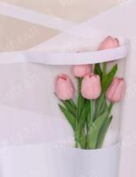 Ролик 60см х8м пленка полипропилен прозрачное окно белый 1/10