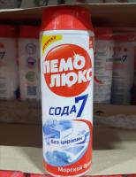 Средство чистящее порошок 480г Пемолюкс Сила-5/Сода-7 Морской Бриз 1/16