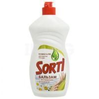 Средство жидкое для мытья посуды 450мл SORTI (Сорти) Бальзам с экстрактом ромашки 1/20
