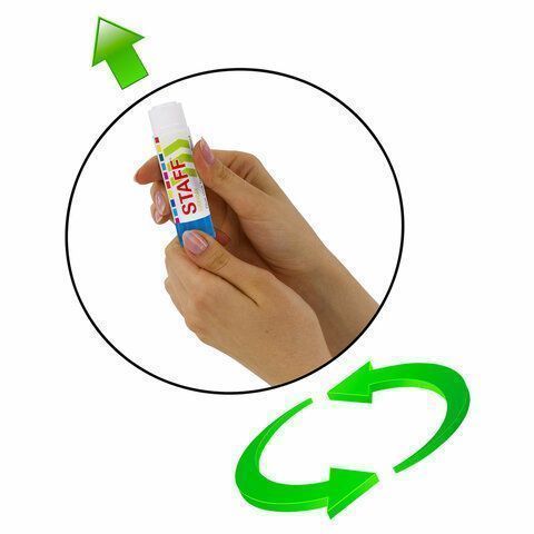 Клей-карандаш 15г STAFF 1/24/648