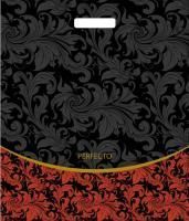 Пакет с вырубной ручкой (42х48)-90 Перфекто Руж Тико 25/400