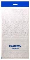Скатерть полиэтиленовая 120х180см белая Кружево 1/50 Скатерть полиэтиленовая 120х180см белая Кружево 1/50