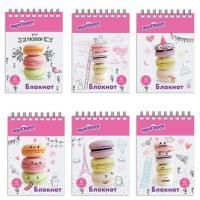 Блокнот 40л А7 75х105мм клетка гребень картон Юнландия Вкусности 1/120