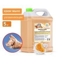 Мыло жидкое крем 5л канистра Soapy Premium молоко и мёд Clean&Green 1/2 Мыло жидкое крем 5л канистра Soapy Premium молоко и мёд Clean&Green 1/2