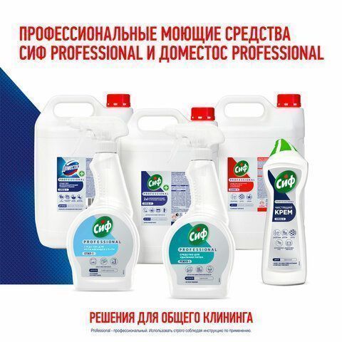 Средство жидкое 750мл чистящее крем Сиф Professional Active Fresh 1/16 (Клиент)