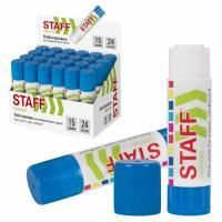 Клей-карандаш 15г STAFF 1/24/648