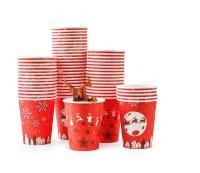 Стакан бумажный для горячего 350мл d-90 Зима 50/1000  Стакан бумажный для горячего 350мл d-90 Зима 50/1000