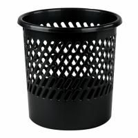 Корзина для бумаг 11л сетчатая черная STAFF Basic 1/20