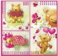 Салфетки (33х33) 3-сл Мишки Гамми (20) 1/15 Салфетки (33х33) 3-сл Мишки Гамми (20) 1/15