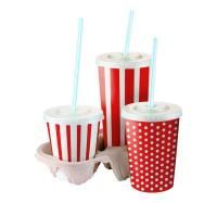 Стакан бумажный для холодных напитков 300мл d-90  Pinap 50/1000