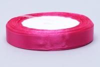 Лента атласная малиновая 15мм 25 м 1/10