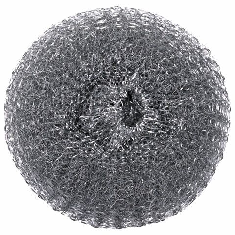 Мочалка для посуды стружка метал. ЛАЙМА, сетчатые 60г 1/120 (клиент)