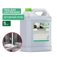 Средство жидкое 5л чистящее гель для сантехники Bio-Gel Clean&Green 1/4