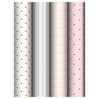 Бумага подарочная 70х100см 80г/м ассорти Meshu Сharm 1/52