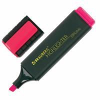 Текстмаркер розовый 1-5 мм скошенный наконечник BRAUBERG ORIGINAL 1/12/576 