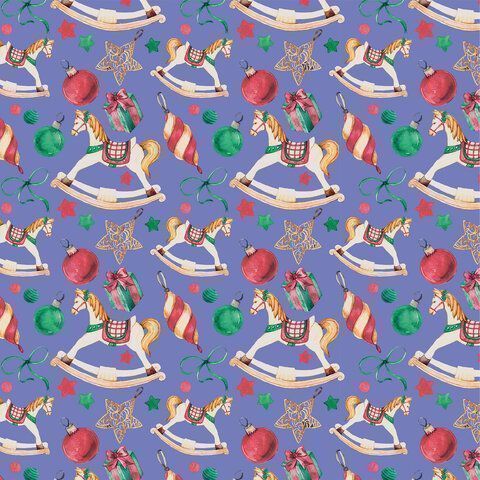 НГ Бумага упаковочная 70х100см ЗОЛОТАЯ СКАЗКА Сказочный подарок 10дизайнов 105г/м2 1/50