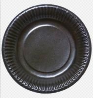 Тарелка картон d-230 черная Black ПС 100/1000 Тарелка картон d-230 черная Black ПС 100/1000