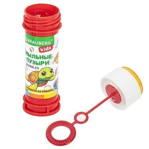 Мыльные пузыри 60мл с игрушкой BRAUBERG Kids 1/36/216
