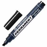 Маркер перманентный черный 2-5мм скошенный наконечник CENTROPEN 1/10/200
