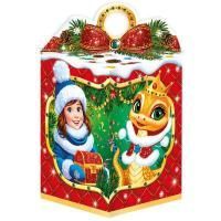 НГ Коробка до 1,0кг 115х115х170 Конфетти 1/150