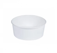 Контейнер салатник круглый 750мл d150мм белый (крышка 453586, 460625) 50/300
