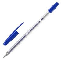Ручка шариковая BRAUBERG "M-500 CLASSIC", СИНЯЯ, корпус прозрачный, узел 0,7мм, линия 0,35мм 1/50