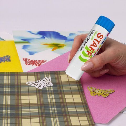 Клей-карандаш 40г STAFF 1/12/288