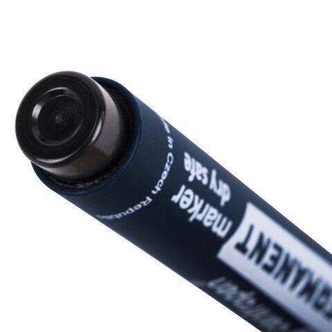 Маркер перманентный черный 2-5мм скошенный наконечник CENTROPEN 1/10/200