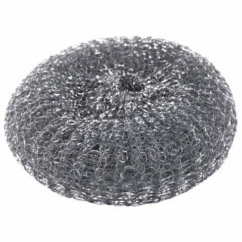 Мочалка для посуды стружка метал. ЛАЙМА, сетчатые 60г 1/120 (клиент)