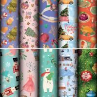 НГ Бумага упаковочная 70х100см ЗОЛОТАЯ СКАЗКА Сказочный подарок 10дизайнов 105г/м2 1/50