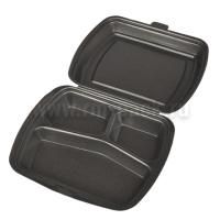 ВПС Ланч-бокс 3-сек (250х195х68) черный LB-3  вспен ТДУ 100/100 ВПС Ланч-бокс 3-сек (250х195х68) черный LB-3  вспен ТДУ 100/100