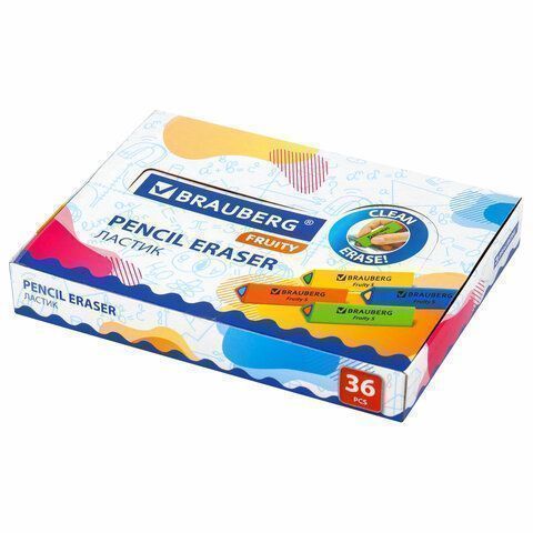 Ластик 45х15х15мм термопластичная резина BRAUBERG 1/36
