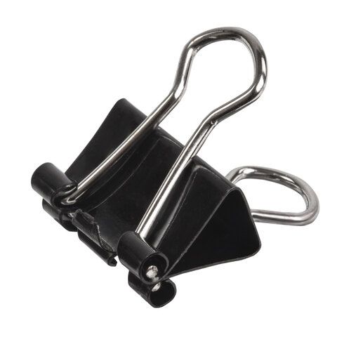 Зажимы для бумаг 15мм на 45л (12шт) черные в картонной коробке Staff 1/12/360