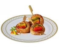 Тарелка пластиковая d-230 Compliment Golden Line  (6шт) 1/20