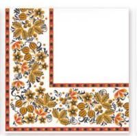 Салфетки (33х33) 3-сл Русские узоры (20) 1/15 