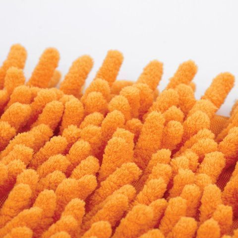 Насадка МОП плоская 40х10см ЛАЙМА карманы, ворсистая микрофибра, ворс 2см 1/12/36 (клиент)