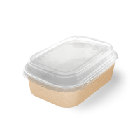 Крышка для контейнера 660мл 126х178х26мм Dome PET lid OSQ CASE BOWL прозр полукупольн45/810 