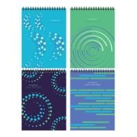 Блокнот 40л А5 148х200мм клетка гребень ламинированный картон (4 вида) BG Your pattern 1/12/48 Блокнот 40л А5 148х200мм клетка гребень ламинированный картон (4 вида) BG Your pattern 1/12/48